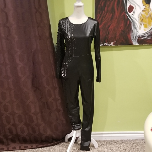 Sexy Cutout Jumpsuit Black main image 0